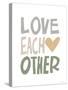 Love Each Other-Molly Mattin-Stretched Canvas