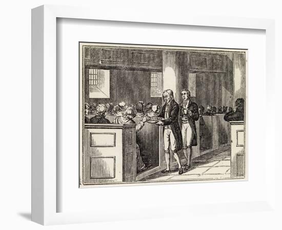 Love Feast of the Wesleyan Methodists-null-Framed Art Print