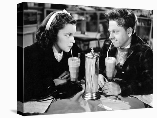 Love Finds Andy Hardy, Judy Garland, Mickey Rooney, 1938-null-Stretched Canvas