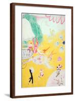 Love Flight of a Pink Candy Heart, 1930-Florine Stettheimer-Framed Giclee Print