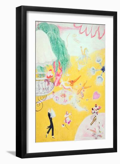 Love Flight of a Pink Candy Heart, 1930-Florine Stettheimer-Framed Premium Giclee Print