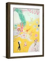 Love Flight of a Pink Candy Heart, 1930-Florine Stettheimer-Framed Giclee Print