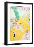 Love Flight of a Pink Candy Heart, 1930-Florine Stettheimer-Framed Giclee Print