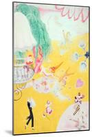 Love Flight of a Pink Candy Heart, 1930-Florine Stettheimer-Mounted Giclee Print