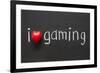 Love Gaming-Yury Zap-Framed Art Print