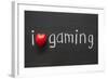 Love Gaming-Yury Zap-Framed Art Print