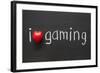 Love Gaming-Yury Zap-Framed Art Print