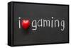 Love Gaming-Yury Zap-Framed Stretched Canvas