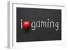 Love Gaming-Yury Zap-Framed Art Print