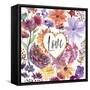 Love Garden-Lora Gold-Framed Stretched Canvas