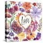 Love Garden-Lora Gold-Stretched Canvas