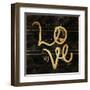 Love Gold-Enrique Rodriguez Jr.-Framed Art Print