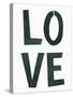 LOVE Green-Summer Tali Hilty-Stretched Canvas