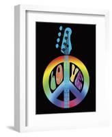 Love Guitar-Erin Clark-Framed Giclee Print