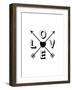 Love Heart Arrows-Brett Wilson-Framed Art Print