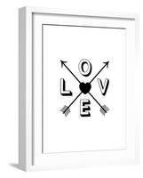 Love Heart Arrows-Brett Wilson-Framed Art Print