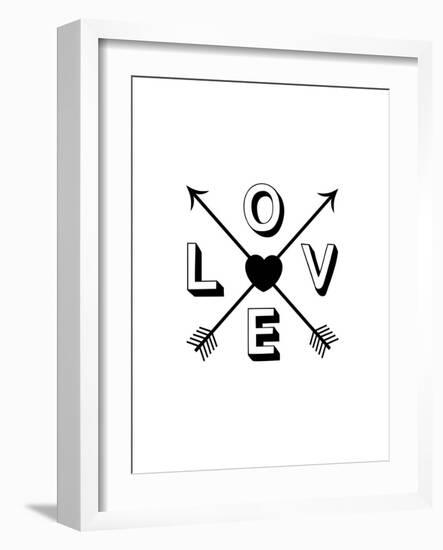 Love Heart Arrows-Brett Wilson-Framed Art Print