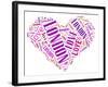 Love Heart Of London-alanuster-Framed Art Print