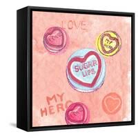 Love Hearts-Anna Platts-Framed Stretched Canvas