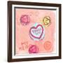 Love Hearts-Anna Platts-Framed Giclee Print