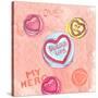 Love Hearts-Anna Platts-Stretched Canvas