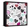 Love Hearts-Joanne Paynter Design-Framed Stretched Canvas