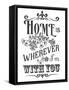 Love Home-Erin Clark-Framed Stretched Canvas