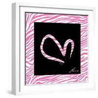 Love Hot Pink-OnRei-Framed Art Print