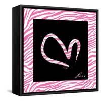 Love Hot Pink-OnRei-Framed Stretched Canvas