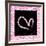 Love Hot Pink-OnRei-Framed Art Print