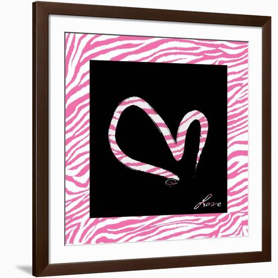 Love Hot Pink-OnRei-Framed Art Print