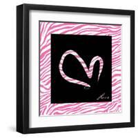 Love Hot Pink-OnRei-Framed Art Print