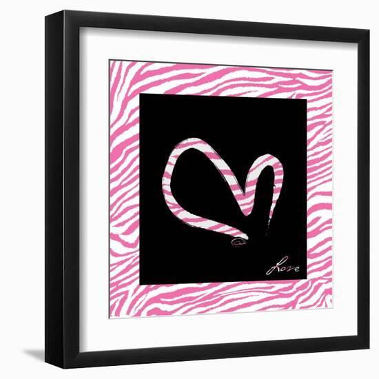 Love Hot Pink-OnRei-Framed Art Print