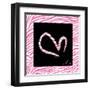 Love Hot Pink-OnRei-Framed Art Print