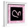 Love Hot Pink-OnRei-Framed Art Print