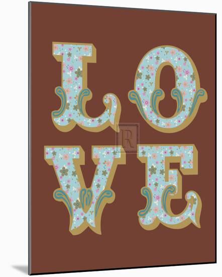 Love I-The Vintage Collection-Mounted Art Print