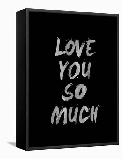 Love I-null-Framed Stretched Canvas