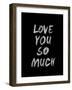 Love I-null-Framed Art Print