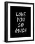 Love I-null-Framed Art Print