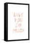 Love I-SD Graphics Studio-Framed Stretched Canvas