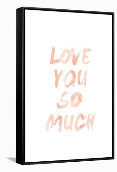 Love I-SD Graphics Studio-Framed Stretched Canvas