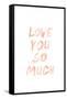 Love I-SD Graphics Studio-Framed Stretched Canvas