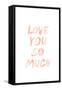 Love I-SD Graphics Studio-Framed Stretched Canvas