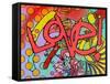 Love II-Dean Russo-Framed Stretched Canvas