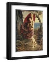 Love in Autumn-Simeon Solomon-Framed Premium Giclee Print