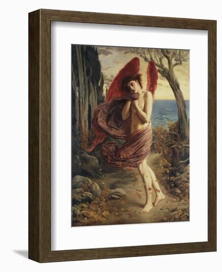 Love in Autumn-Simeon Solomon-Framed Giclee Print