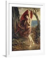 Love in Autumn-Simeon Solomon-Framed Giclee Print