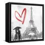 Love In Paris-OnRei-Framed Stretched Canvas