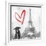 Love In Paris-OnRei-Framed Art Print