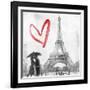 Love In Paris-OnRei-Framed Art Print